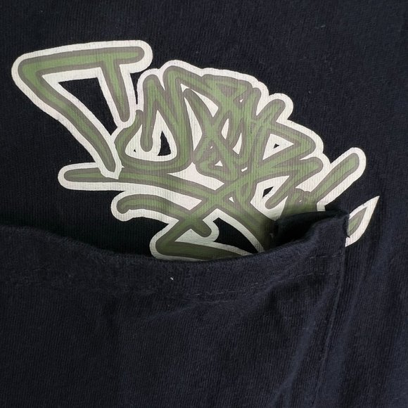 Forever 21 Graphic Pocket T Shirt Adult Size S Black - Picture 3 of 7